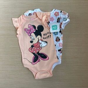 🆕 24M Disney Minnie Mouse Onesie Set